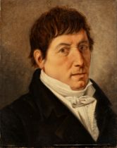 Agostino Comerio (Locate 1784-Recoaro 1834) - Portrait of Domenico Beretta