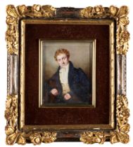 Scuola inglese, secolo XIX - ☼ Portrait of a gentleman, 1819