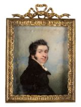 Alexander Huey (attivo nella prima metà del secolo XIX) - ☼ Portrait of an English gentleman, 1816