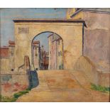Ettore Cosomati (Napoli 1873-Milano 1960) - Borgo Bridge (Malamocco)