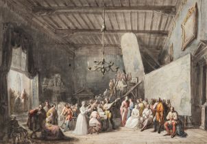 Jacopo D'Andrea (Rauscedo (Pordenone) 1819-Venezia 1906) - Giovanni Bellini and Albrecht Durer cele