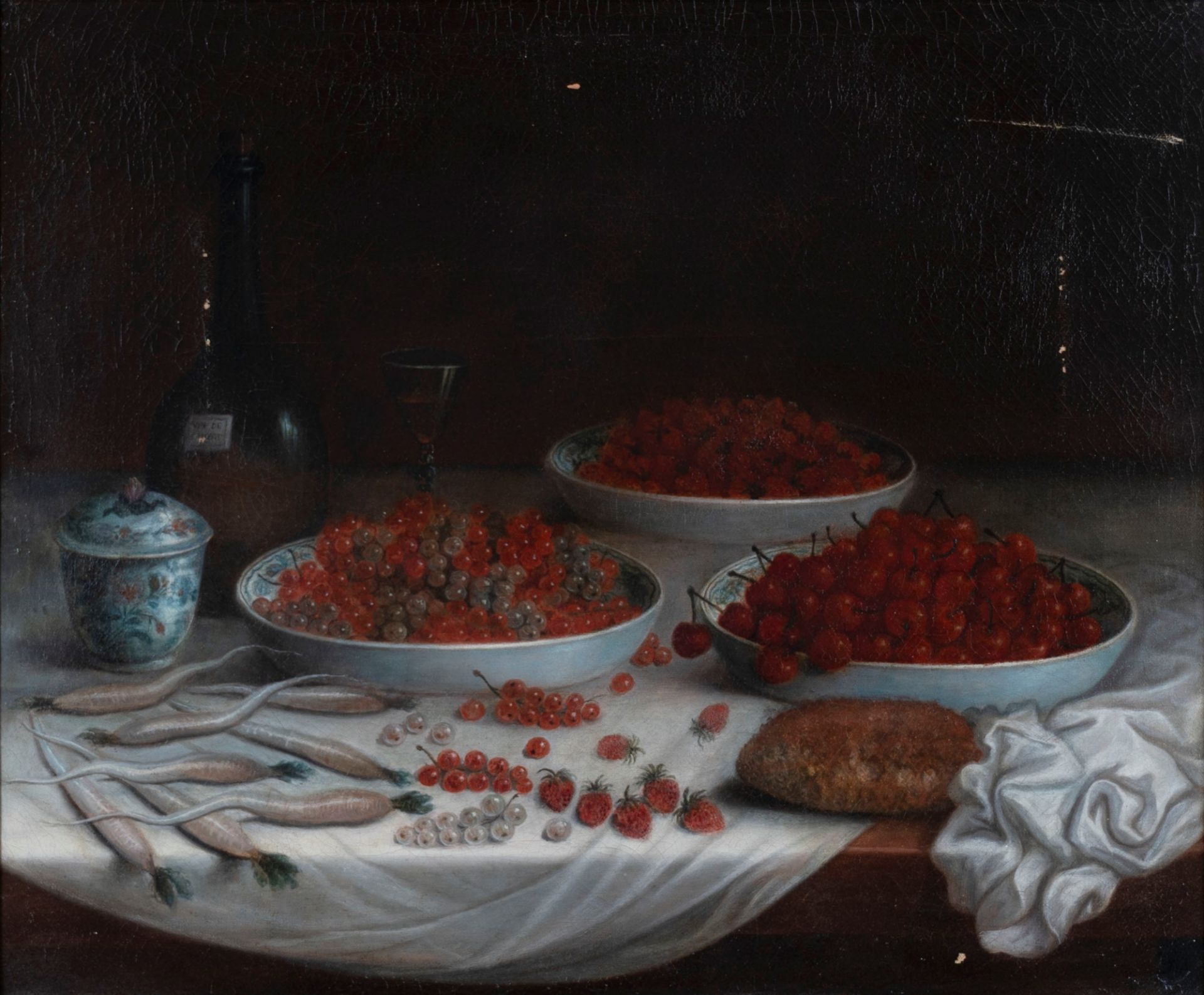 Flemish School, late seventeenth century - early eighteenth century - Strawberries, currants, cherri