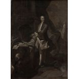 Joseph Highmore (Londra 1692-Canterbury 1780) - Portrait of a gentleman, en grisaille