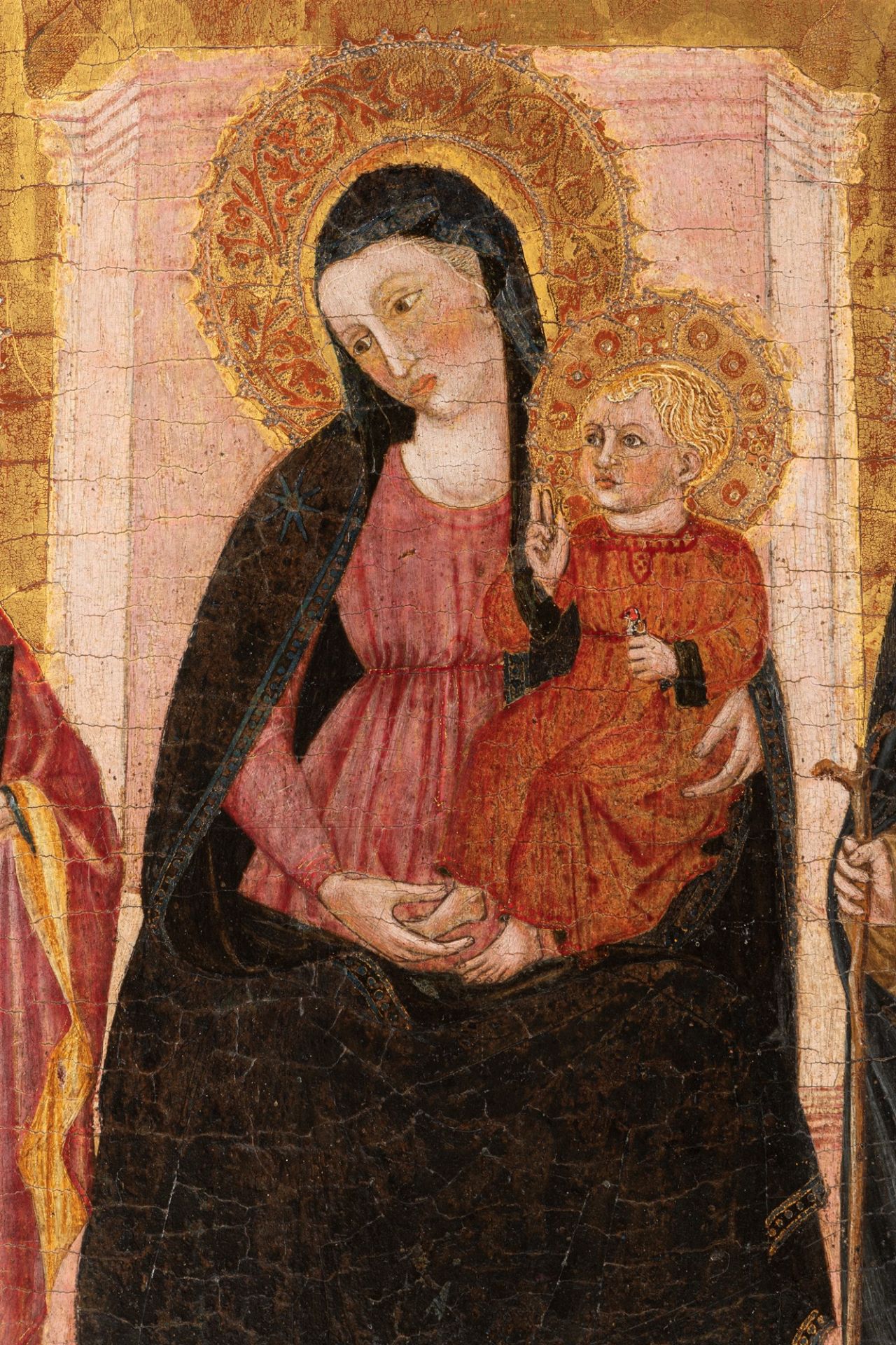 Tuscan school, end of the fourteenth century - beginning of the fifteenth century - Virgin and Child - Bild 3 aus 7