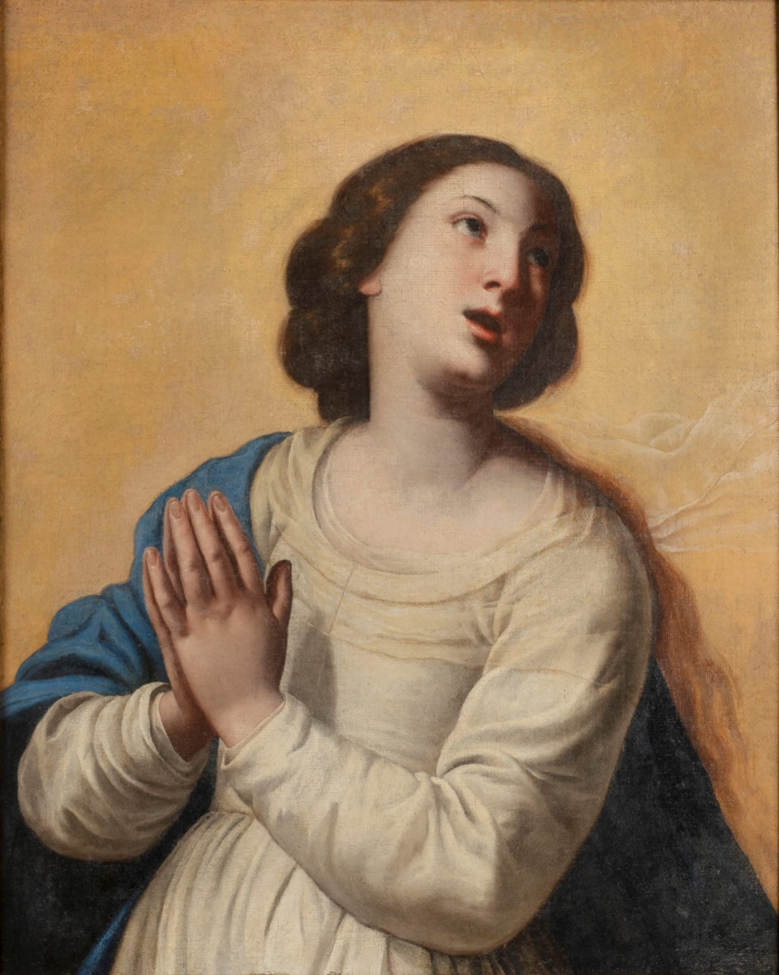 Neapolitan school, XVII century - Madonna in prayer