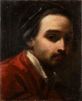 Emilian school, end of the eighteenth century - Portrait of young man with cap