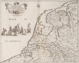 Cantelli, Giacomo - United Provinces of the Netherlands. Described by Nicolò Sansone. And carved aga