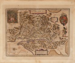 Virginia - Hondius, Henricus - Nova Virginiae tabula