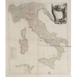 Italy - d'Anville, Jean Baptiste Bourguignon - Italy. Published under the auspices of Monseigneur le