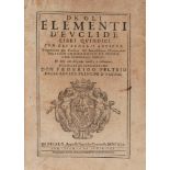Euclide - On the Elements of Euclid Books fifteen. With the ancient scholii. Already popularized by