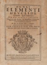 Euclide - On the Elements of Euclid Books fifteen. With the ancient scholii. Already popularized by