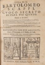 Gastronomy - Bartolomeo, Scappi - Secret chef of Pope Pius Fifth