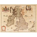 Great Britain, Ireland - Janssonius, Johannes - Magnae Britanniae et Hiberniae nova descriptio.