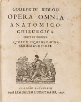 Anatomy - Bidloo, Govert - Complete anatomical surgical work, published and unpublished.