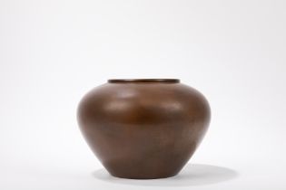 PATINATED BRONZE VASE, Japan, Meiji period (1868-1912)