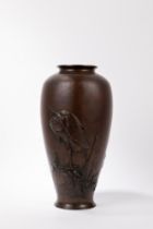 A BRONZE VASE, Japan, Meiji period (1868-1912)