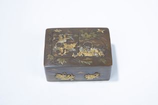 SMALL BRONZE BOX, Japan, Meiji period (1868-1912)