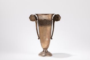 A SILVER VASE, Vietnam, early 20th century