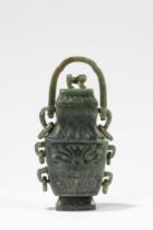 A GREEN JADE, China, Republic period (1912-1949)