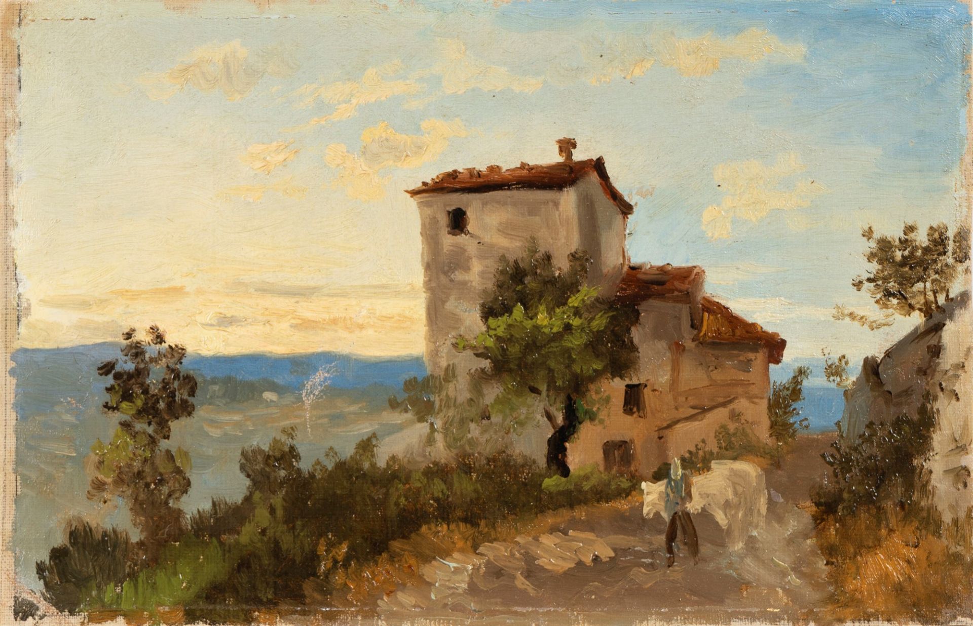 Giuseppe Haimann (Milano 1828-Alessandria d'Egitto 1883) - Farmhouse