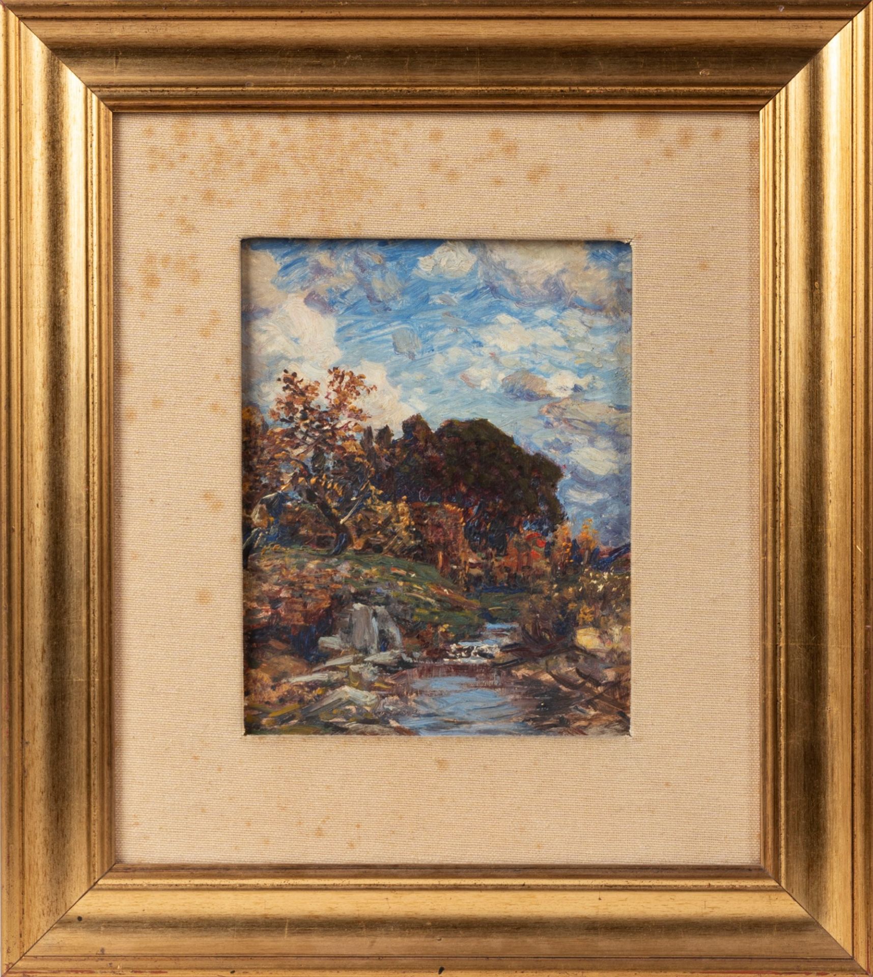 Max Roeder (Monaco 1866-Roma 1947) - Stream in autumn - Image 2 of 3