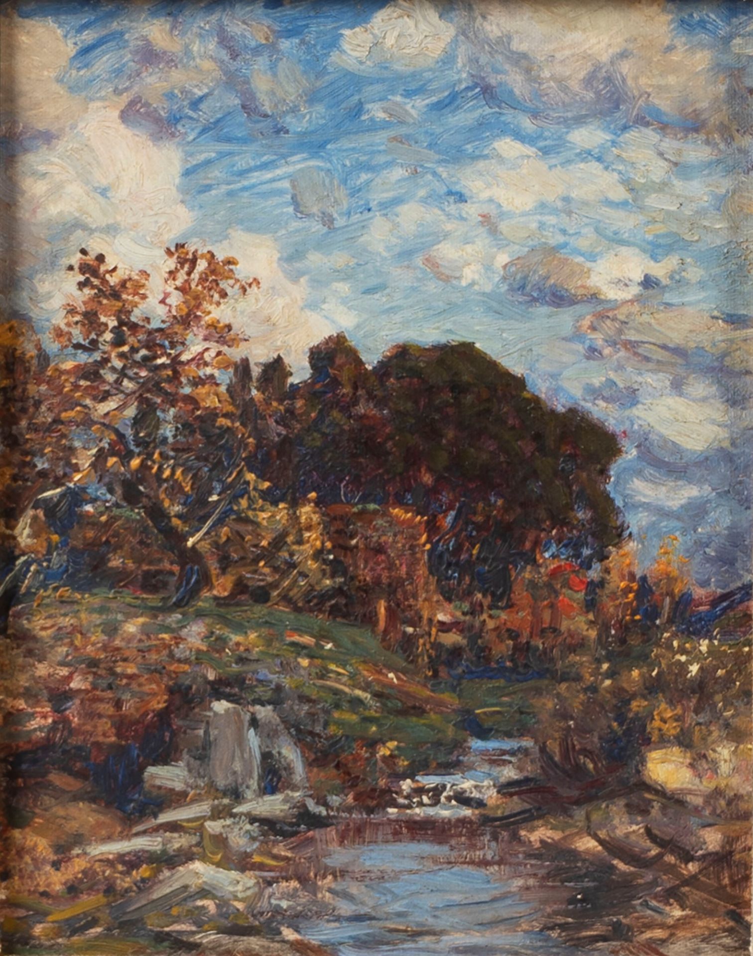 Max Roeder (Monaco 1866-Roma 1947) - Stream in autumn