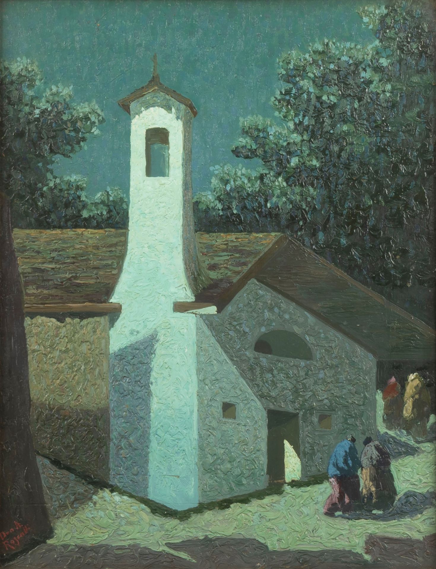 Don Angelo Rescalli (Azzanello 1884-Susa 1956) - "The Church of the Valley"
