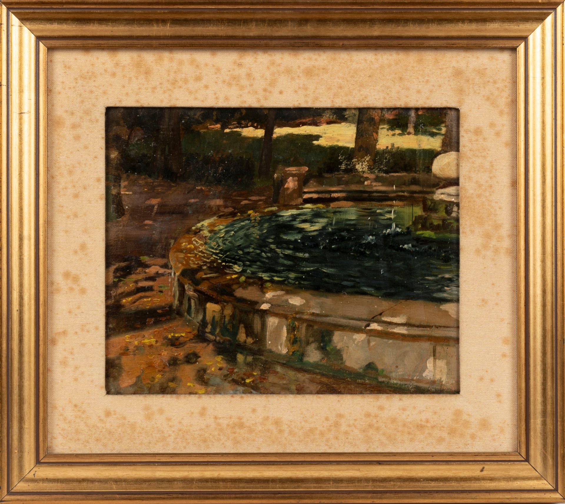 Max Roeder (Monaco 1866-Roma 1947) - Rome, fountain in Villa Borghese - Image 2 of 3