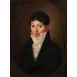 Scuola italiana del XIX secolo - Portrait of young elegant man