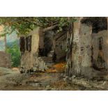 Felice Giordano (Napoli 1880-Capri 1964) - Farmhouse