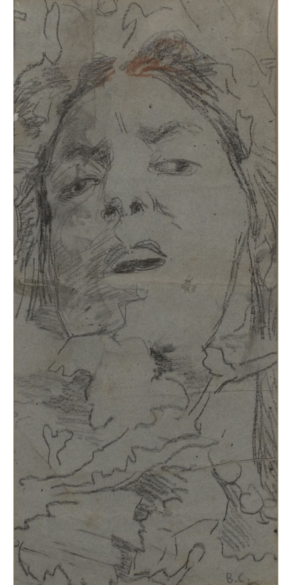 Basilio Cascella (Pescara 1860-Roma 1950) - Woman's face