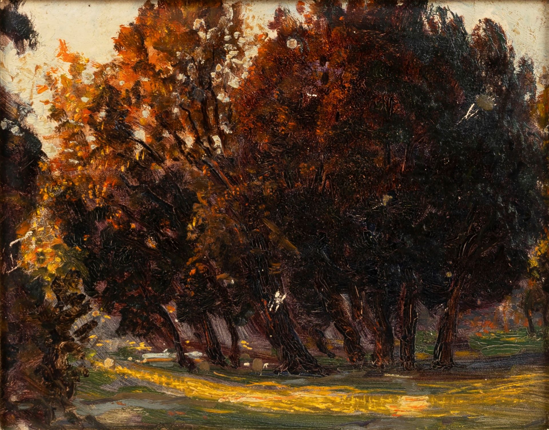 Max Roeder (Monaco 1866-Roma 1947) - Park in autumn