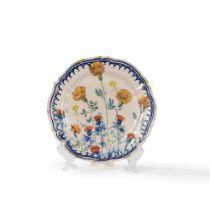 Gioacchino Cascella (Pescara 1903-Rapino 1982) - Shaped dish with thistles