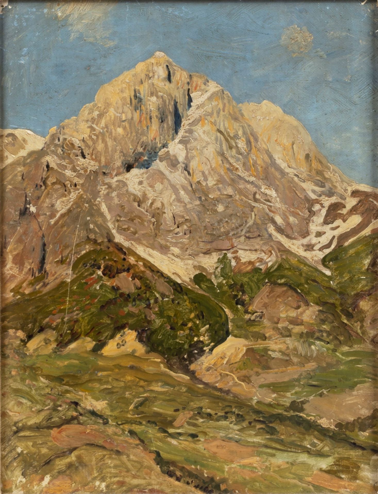 Max Roeder (Monaco 1866-Roma 1947) - "Gran Sasso of Italy", 1923