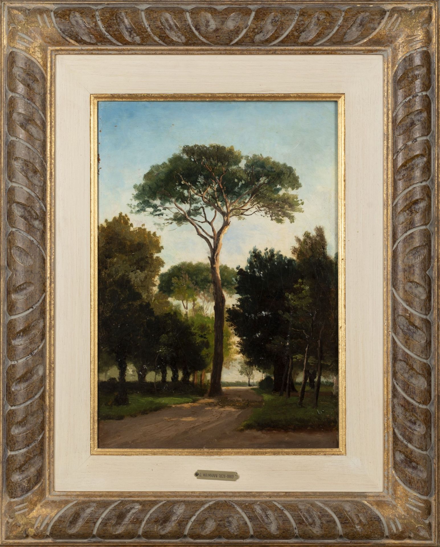 Giuseppe Haimann (Milano 1828-Alessandria d'Egitto 1883) - Botanical Garden in Cairo - Image 2 of 3