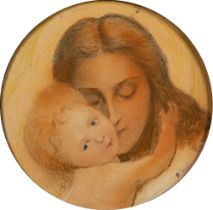 Basilio Cascella (Pescara 1860-Roma 1950) - Round with maternal love