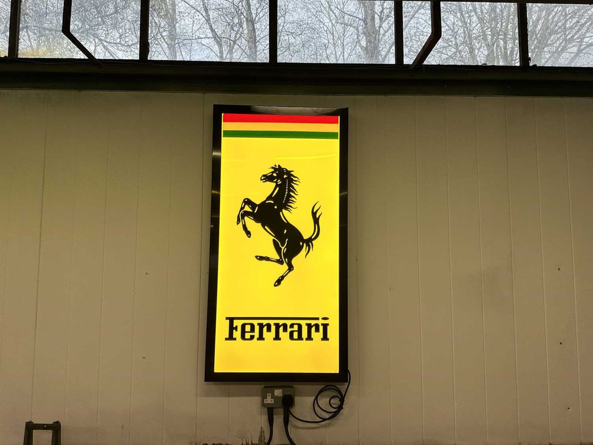 Illuminated Garage Sign Ferrari - NO RESERVE - Image 3 of 4