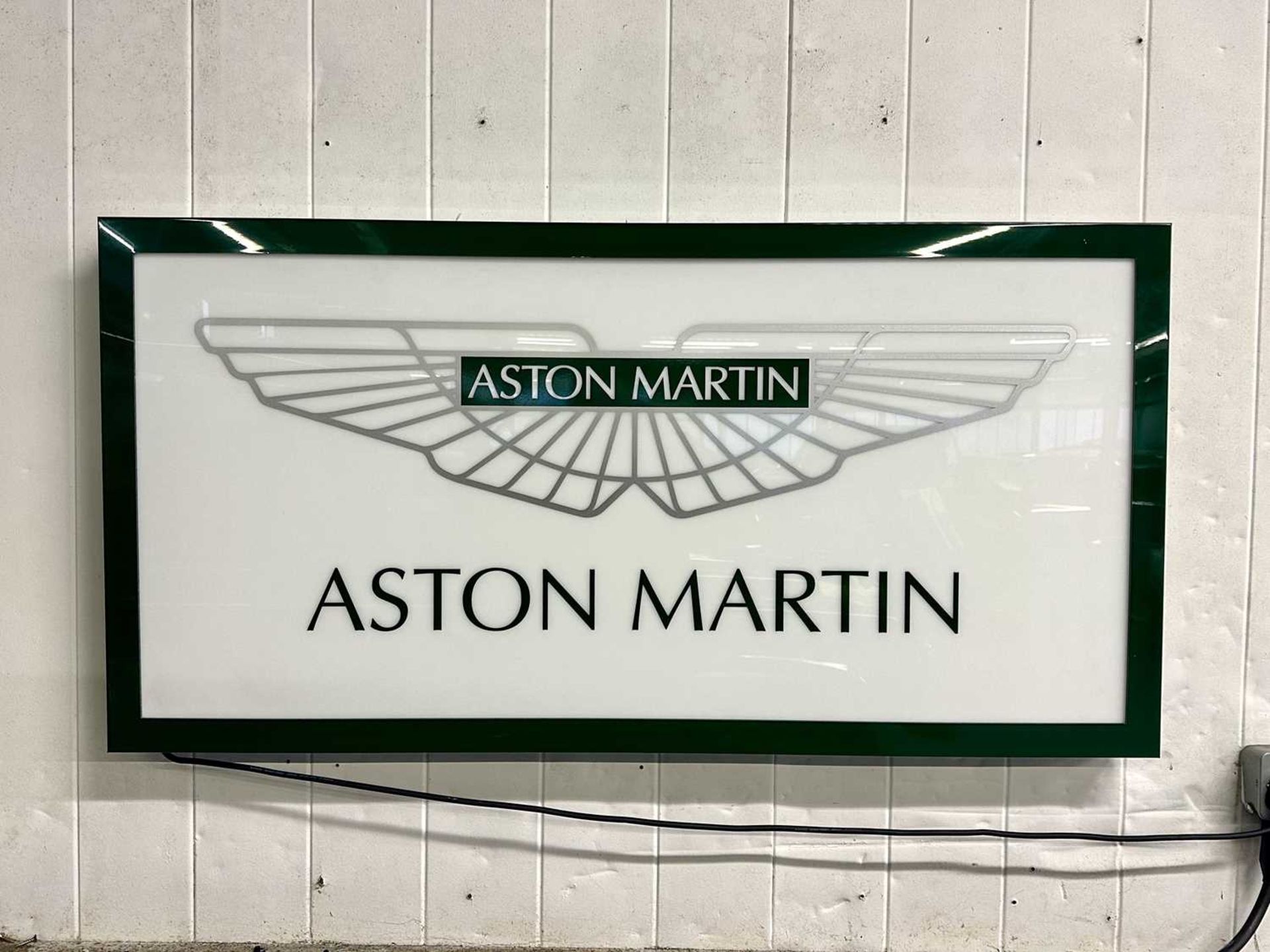 Illuminated Garage Sign Aston Martin - NO RESERVE