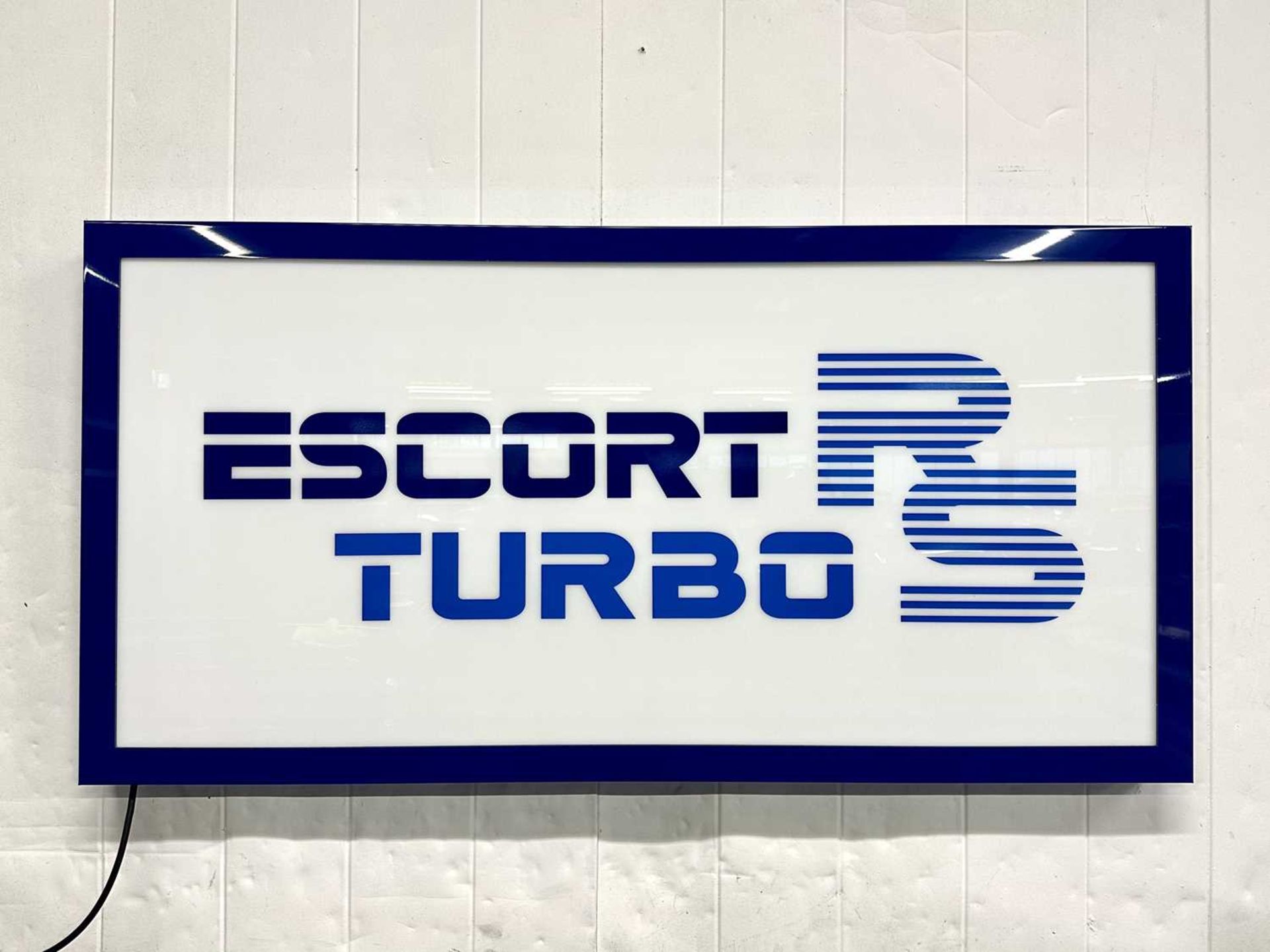 Illuminated Garage Sign Escort RS Turbo - NO RESERVE