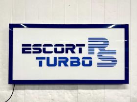 Illuminated Garage Sign Escort RS Turbo - NO RESERVE