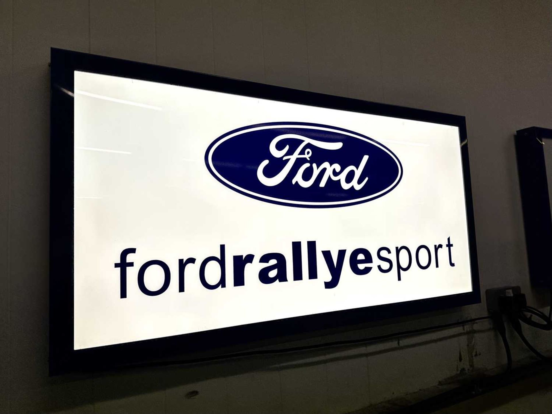 Illuminated Garage Sign Ford Rallye Sport - NO RESERVE - Image 4 of 4