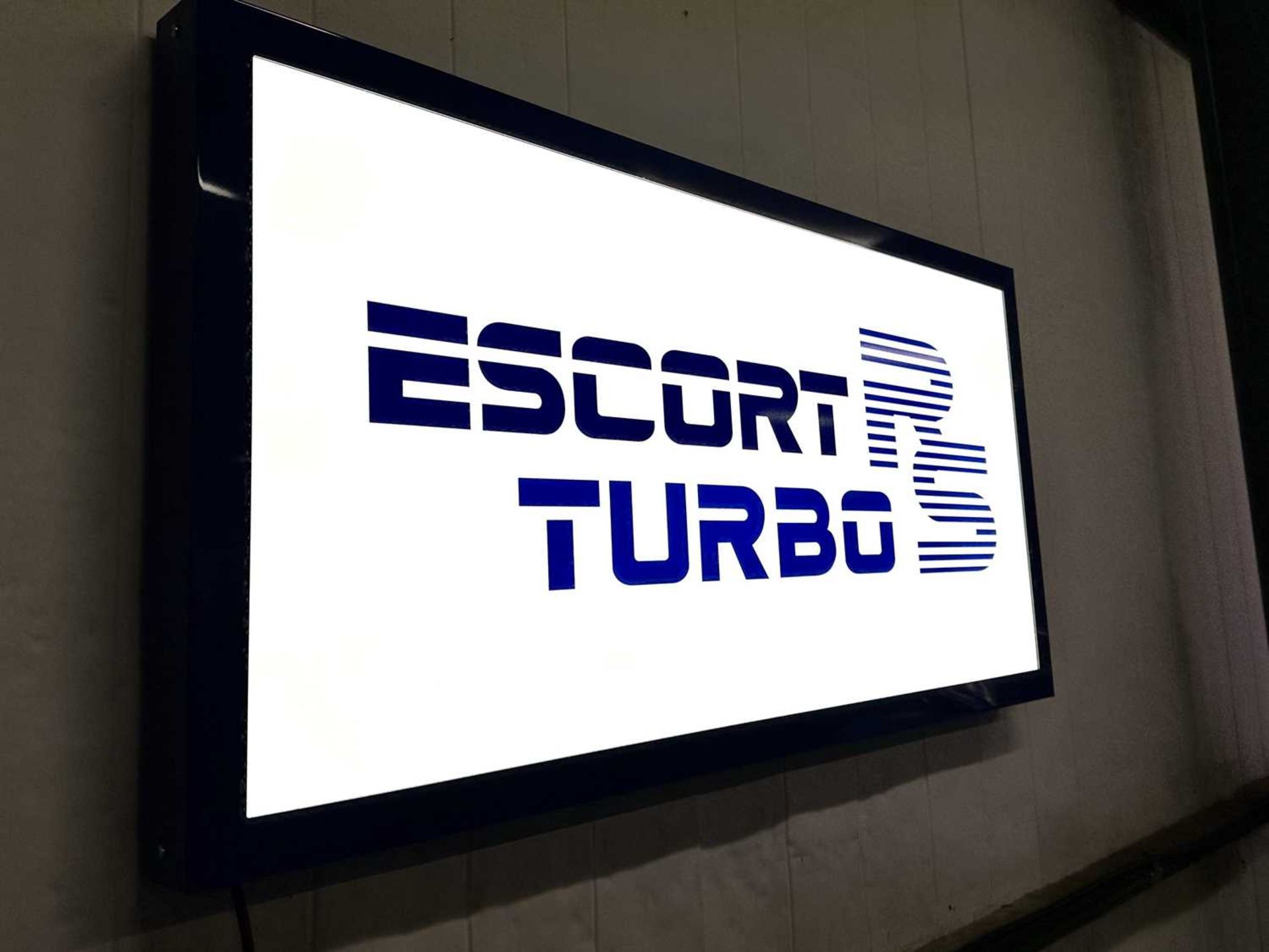 Illuminated Garage Sign Escort RS Turbo - NO RESERVE - Image 3 of 4