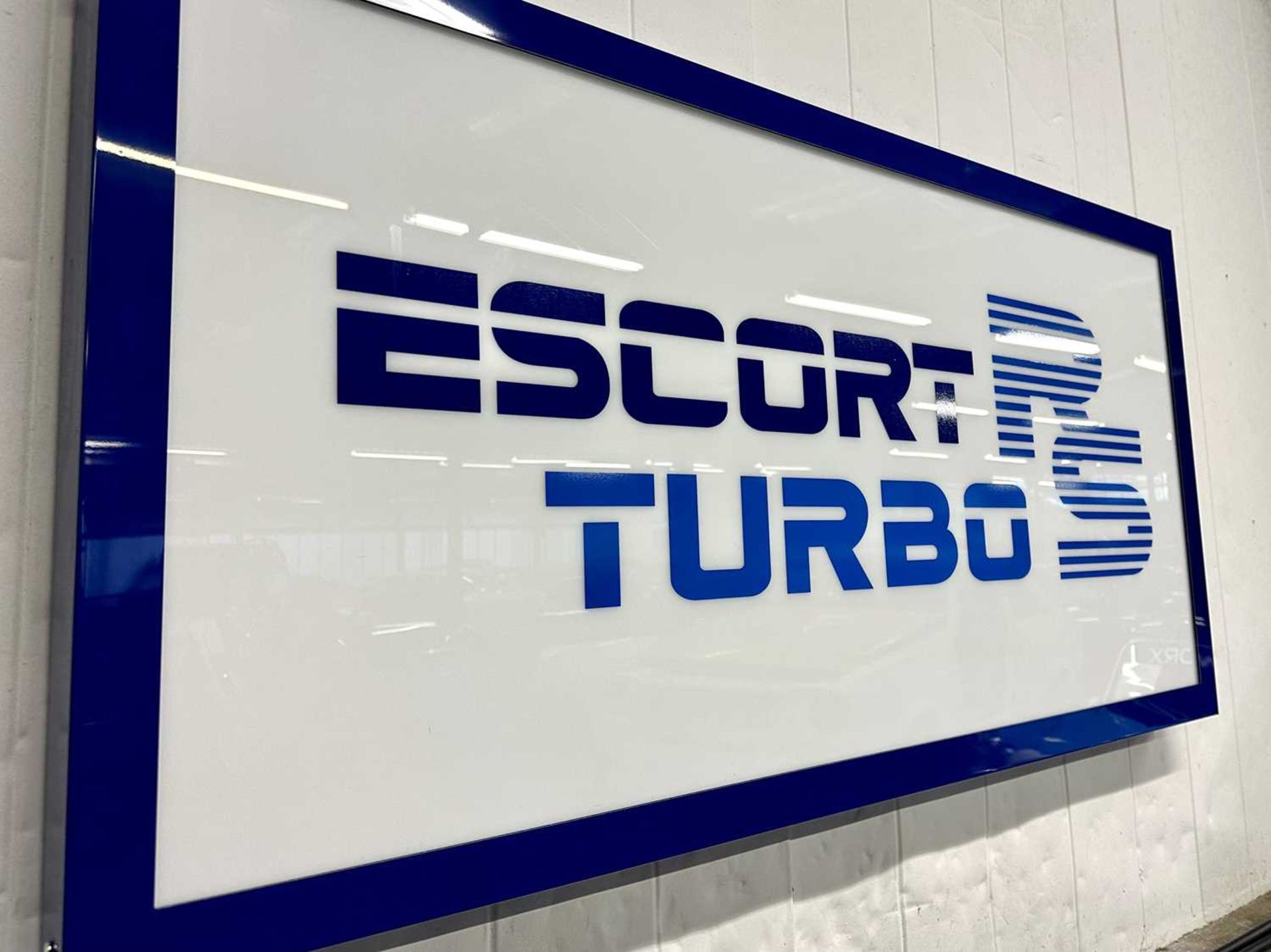 Illuminated Garage Sign Escort RS Turbo - NO RESERVE - Image 2 of 4