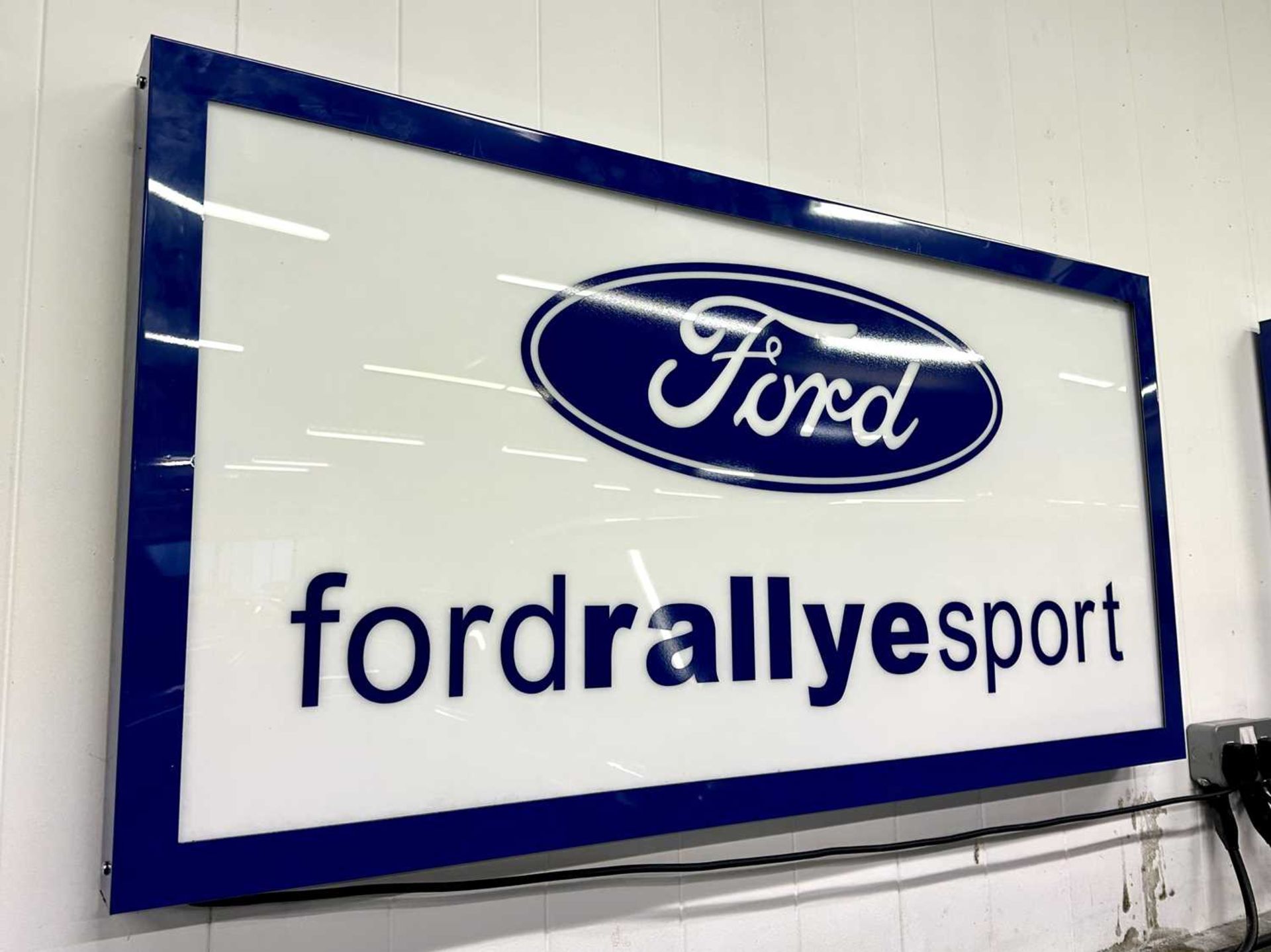 Illuminated Garage Sign Ford Rallye Sport - NO RESERVE - Image 2 of 4