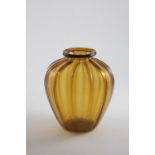 Vase ''in vetro soffiato costolato''