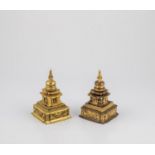 Konvolut zwei Stupa