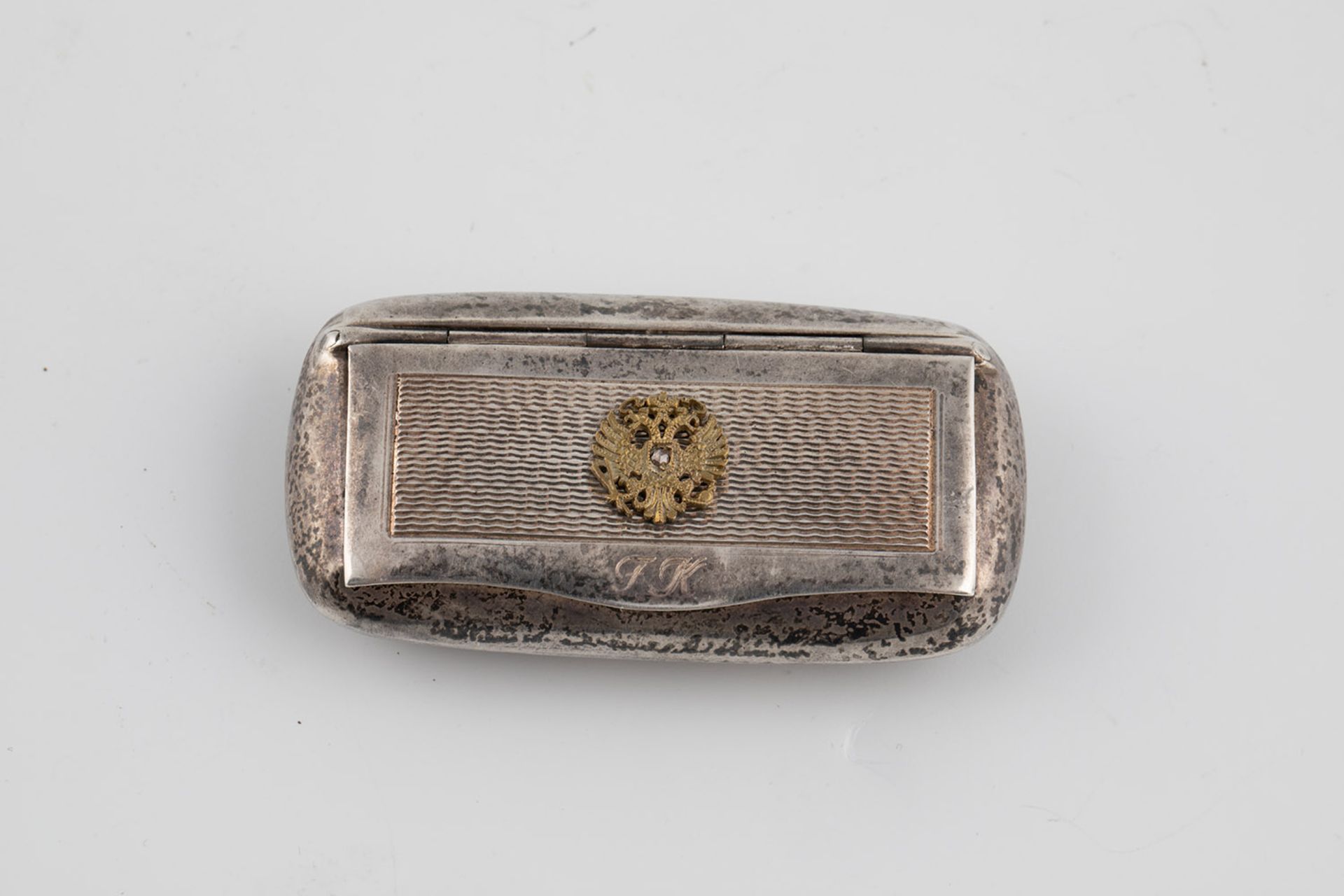 Small pillbox with coat of arms