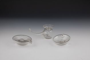 One breast pump and two breast glasses