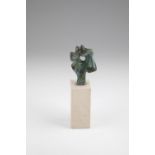Jorge, Dancing Couple, 1988, green patinated