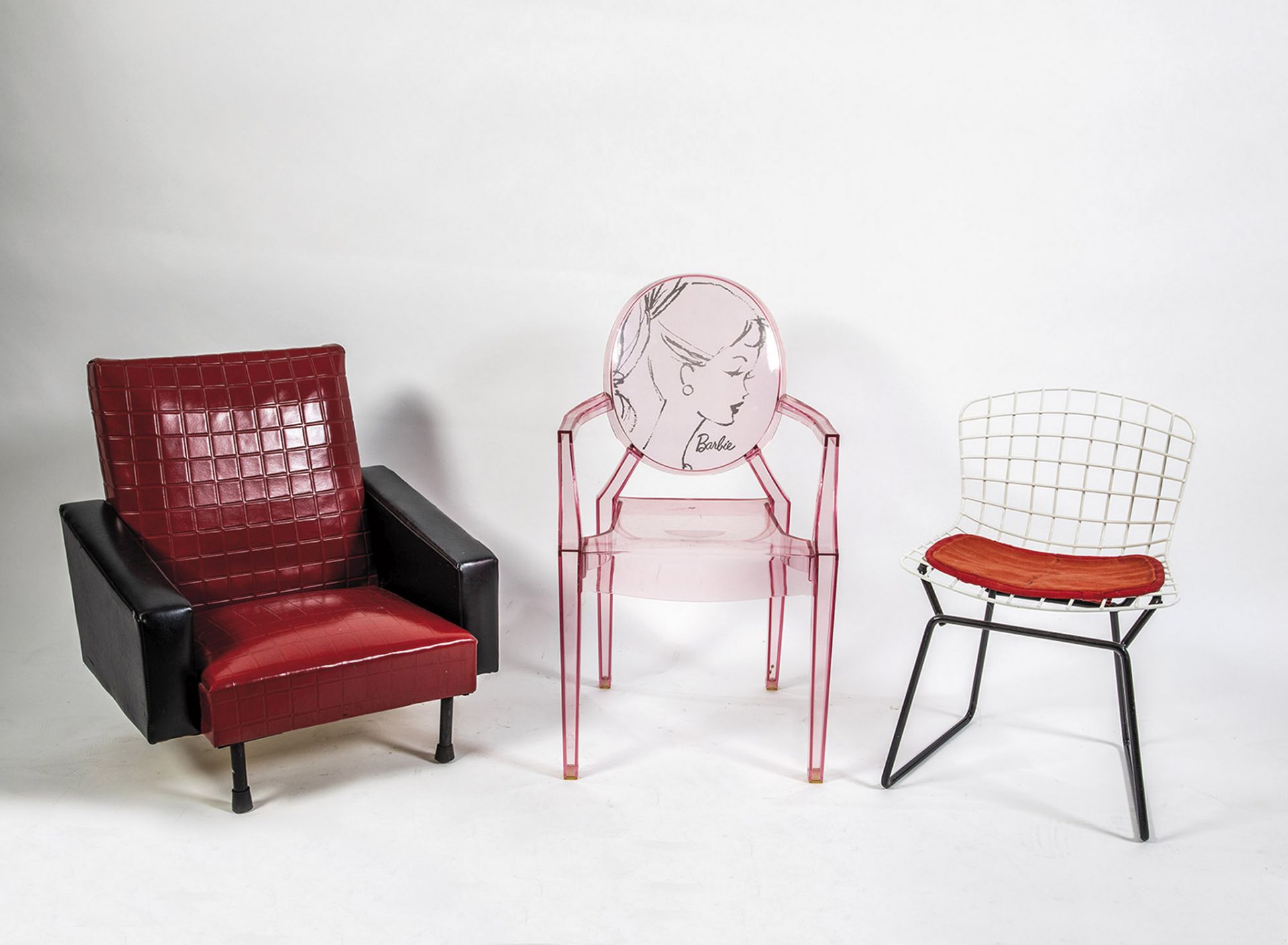 Three designer children's chairs